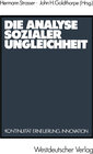 Buchcover Die Analyse sozialer Ungleichheit