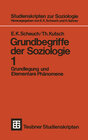 Buchcover Grundbegriffe der Soziologie