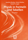 Buchcover Physik in Formeln und Tabellen