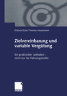 Buchcover Zielvereinbarung und variable Vergütung