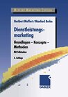 Buchcover Dienstleistungsmarketing: Grundlagen - Konzepte - Methoden