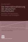 Buchcover Die Internationalisierung der deutschen Hochschulen