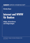 Buchcover Internet und WWW für Banken