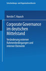 Buchcover Corporate Governance im deutschen Mittelstand