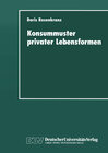 Buchcover Konsummuster privater Lebensformen