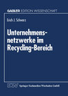 Buchcover Unternehmensnetzwerke im Recycling-Bereich