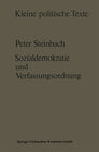 Buchcover Sozialdemokratie und Verfassungsverständnis