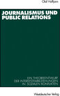Buchcover Journalismus und Public Relations