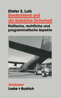 Buchcover Deutschland und die Kollektive Sicherheit