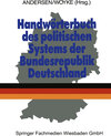 Buchcover Handwörterbuch des politischen Systems der Bundesrepublik Deutschland