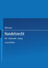 Buchcover Handelsrecht