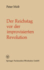 Buchcover Der Reichstag vor der improvisierten Revolution