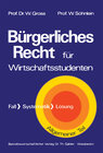 Buchcover Bürgerliches Recht für Wirtschaftswissenschaftler