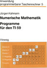 Buchcover Numerische Mathematik