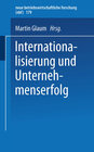 Buchcover Internationalisierung und Unternehmenserfolg