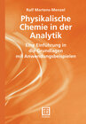 Buchcover Physikalische Chemie in der Analytik