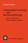 Buchcover Leistungsbewertung von Rechensystemen