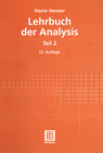 Buchcover Lehrbuch der Analysis