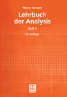 Buchcover Lehrbuch der Analysis