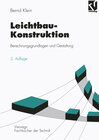 Buchcover Leichtbau-Konstruktion