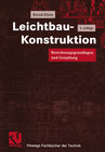 Buchcover Leichtbau-Konstruktion