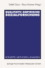 Buchcover Qualitativ-empirische Sozialforschung
