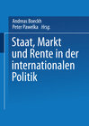 Buchcover Staat, Markt und Rente in der internationalen Politik