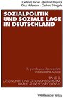 Buchcover Sozialpolitik und soziale Lage in Deutschland: Band 2: Gesundheit und Gesundheitssystem, Familie, Alter, Soziale Dienste