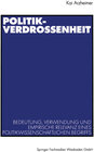 Buchcover Politikverdrossenheit