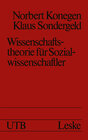 Buchcover Wissenschaftstheorie für Sozialwissenschaftler