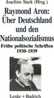 Buchcover Über Deutschland und den Nationalsozialismus