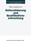 Buchcover Rationalisierung und Qualifikationsentwicklung