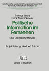 Buchcover Politische Information im Fernsehen