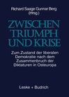 Buchcover Zwischen Triumph und Krise