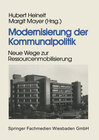 Buchcover Modernisierung der Kommunalpolitik