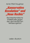 Buchcover Konservative Revolution und Neue Rechte