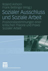 Buchcover Sozialer Ausschluss und Soziale Arbeit