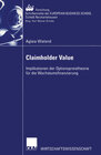 Buchcover Claimholder Value