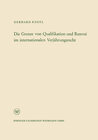 Buchcover Die Grenze von Qualifikation und Renvoi im internationalen Verjährungsrecht