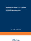 Buchcover Ein Verfahren zur Lösung des CAUCHY-Problems für lineare Systeme von partiellen Differentialgleichungen