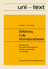 Buchcover Einführung in die Informationstheorie