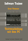 Buchcover Textverarbeitung mit Microsoft Word 4.0 auf dem PC