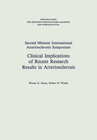 Buchcover Clinical Implications of Recent Research Results in Arteriosclerosis