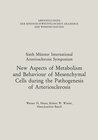 Buchcover New Aspects of Metabolism and Behaviour of Mesenchymal Cells during the Pathogenesis of Arteriosclerosis