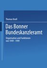 Buchcover Das Bonner Bundeskanzleramt