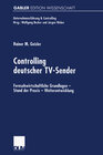 Buchcover Controlling deutscher TV-Sender