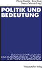 Buchcover Politik und Bedeutung