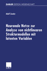 Buchcover Neuronale Netze zur Analyse von nichtlinearen Strukturmodellen mit latenten Variablen