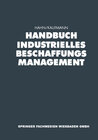 Buchcover Handbuch Industrielles Beschaffungsmanagement
