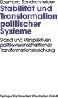 Buchcover Stabilität und Transformation politischer Systeme